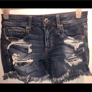American Eagle Jean shorts and Hollister jeans